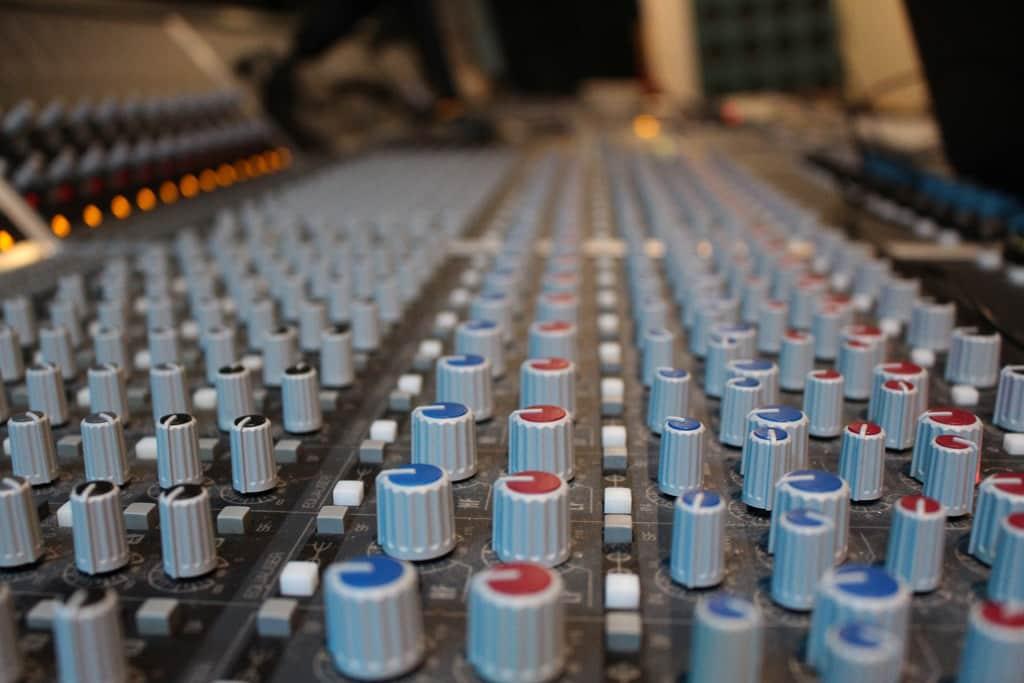 Professional mixing studio
